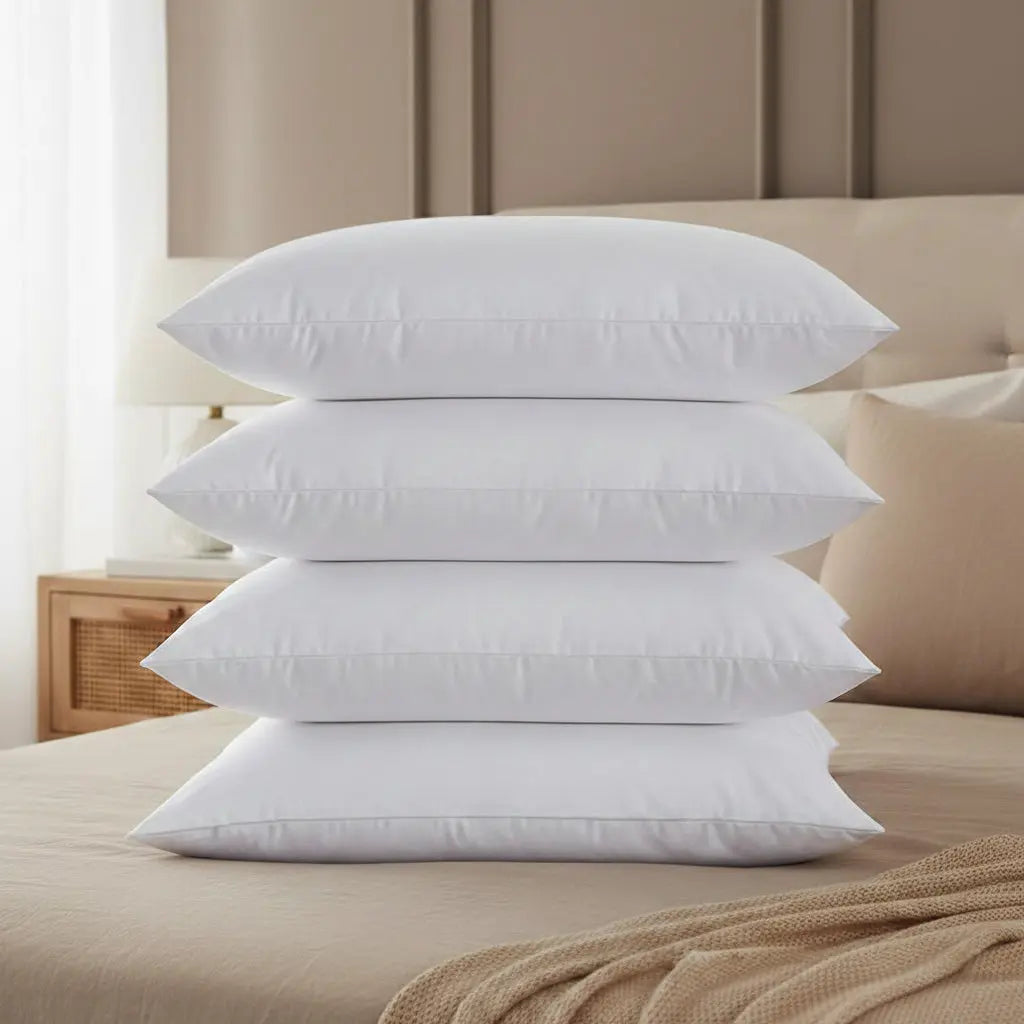 Classic White Microfibre Pillow MAIN